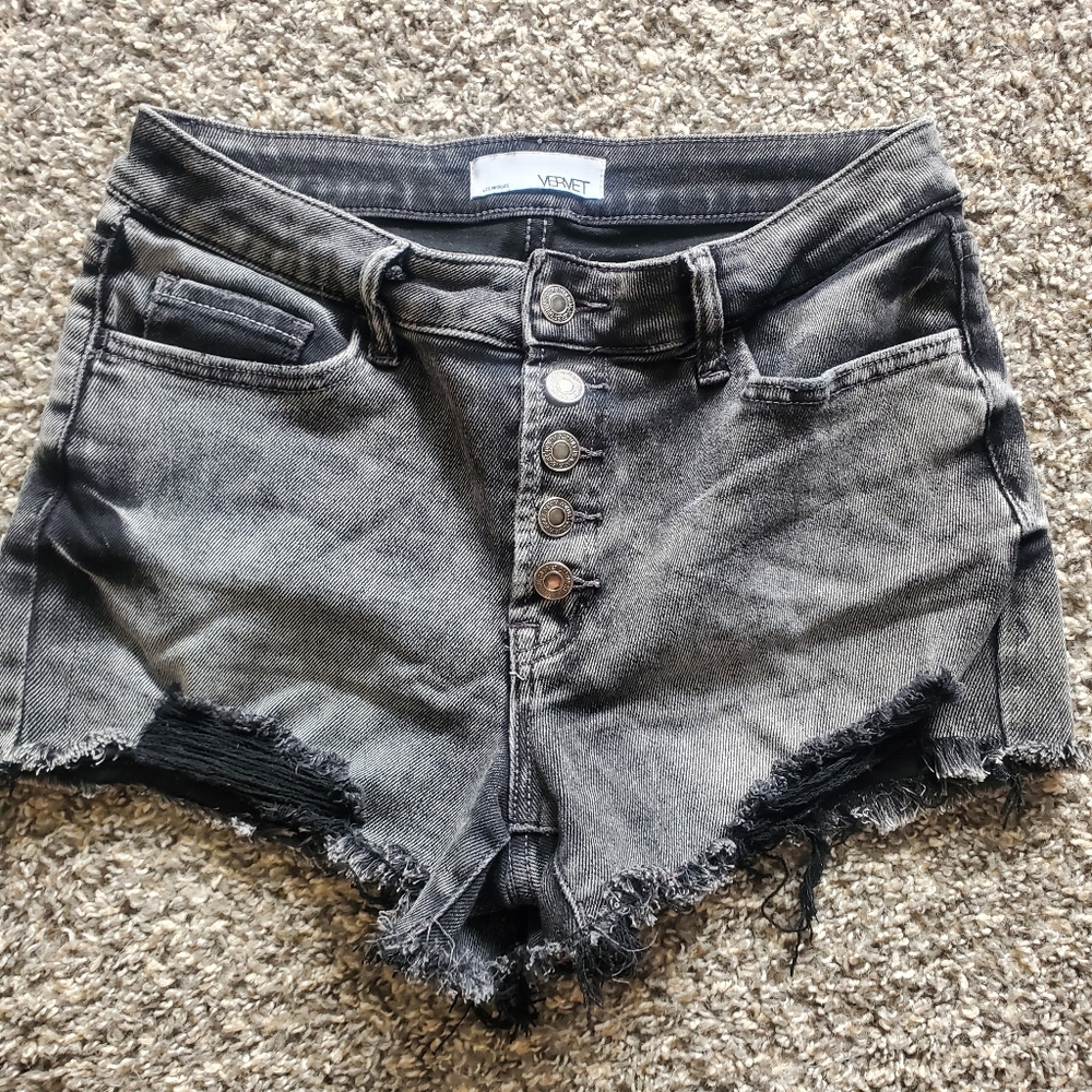 Vervet denim shorts